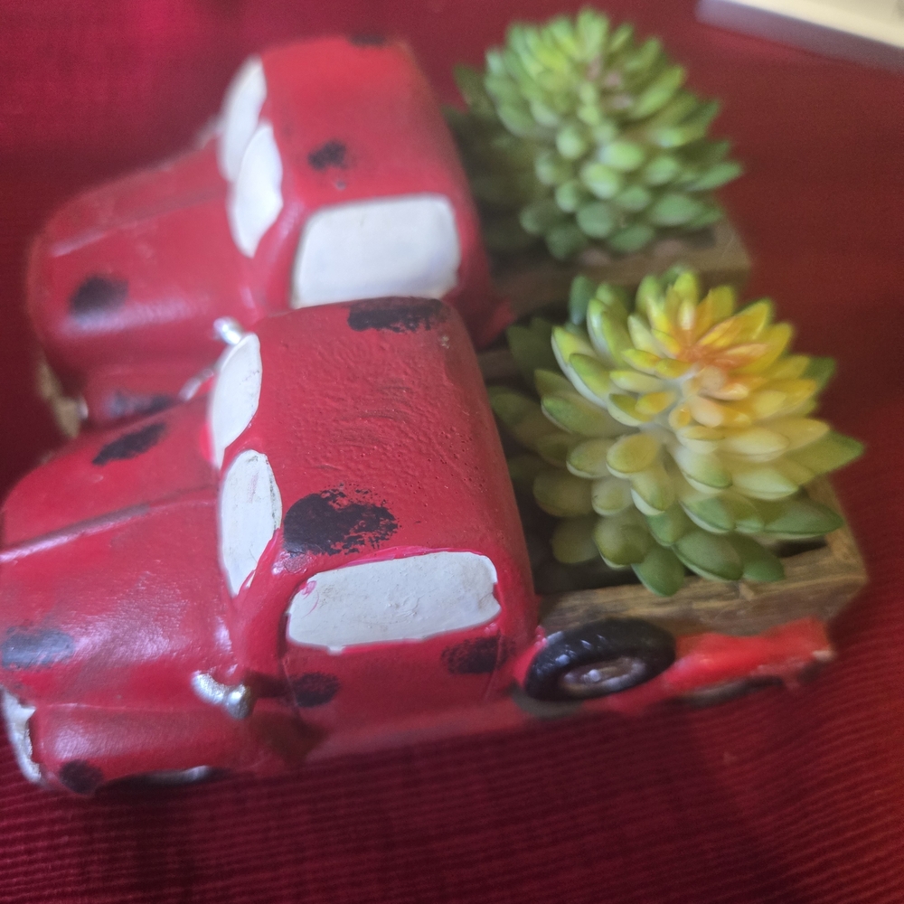 Red Truck Succulent Planter